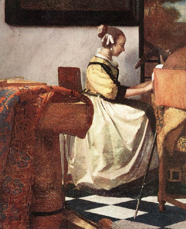 VERMEER VAN DELFT, Jan The Concert (detail) rey